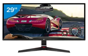 Monitor Gamer LG 29UM69G-BAWZ Pro Gamer - 29” LED Full HD UltraWide IPS HDMI 75kHz 1ms - Monitor Gamer