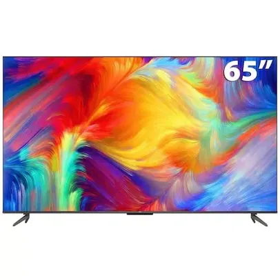 Smart TV LED 65" 4K TCL 65P735 Google TV, HDR, Dolby Vision Atmos, ALLM, WiFi Dual Band, Bluetooth I