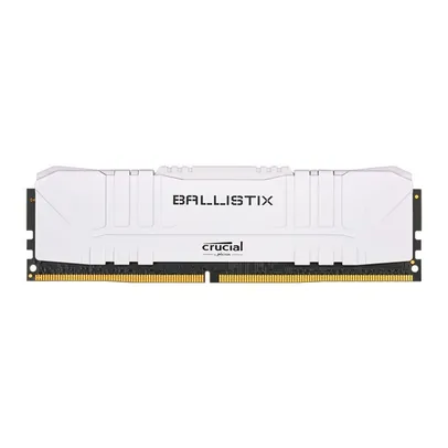 [2unid.] 16GB Crucial Ballistix (1x8) DDR4 3000Mhz Branco | R$568