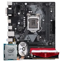 Pichau Kit Upgrade, Intel i5-9400, H310M, 8GB DDR4, Cooler Sage X