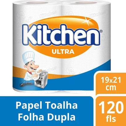 Papel Toalha Kitchen Ultra 120 Folhas