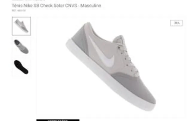 Saindo por R$ 128: Tênis Nike SB Check Solar CNVS R$128 | Pelando