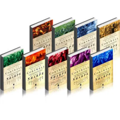 Série As Aventuras de Sharpe - Livros 2, 3, 4, 5, 6, 7, 8, 9, 10, 11, 12 - R$ 11 cada