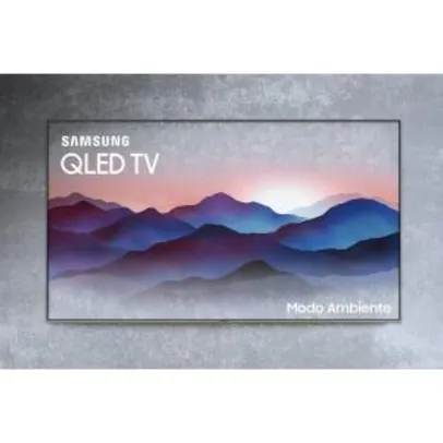 Smart TV 49" Samsung Qled 2018 Q6FN UHD 4k com Conversor Digital 4 HDMI 2 USB Wi-Fi Modo Ambiente Pontos Quânticos HDR1000