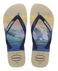 Chinelo Masculino Havaianas Hype - Areia/marinho | R$14