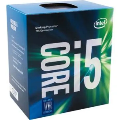 Processador Intel Core i5-7400 7ª Geração Cache 6mb, 3.0ghz (3.5ghz Max Turbo) Lga 1151 - R$ 700