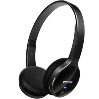 Headphone Philips Estereo Bluetooth SHB4000/00 - Preto - R$ 143,90