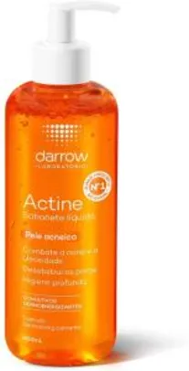 Actine Sabonete Líquido, pele oleosa a acneica, Darrow - 400ml | R$52