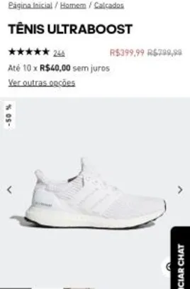 Tênis Adidas Ultraboost [Masculino] | R$400