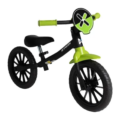 Bicicleta infantil de equilíbrio sem freio aro 12" Btwin Runride 100