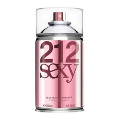 (AME R$126) Perfume Importado Feminino 212 Sexy Body Spray 250 ml