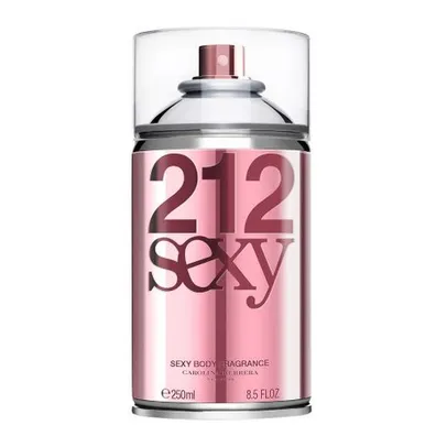 (AME R$126) Perfume Importado Feminino 212 Sexy Body Spray 250 ml