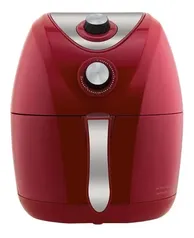 Fritadeira Philco Air Fry Inox  Vermelha 4,4l presente dia das mães 