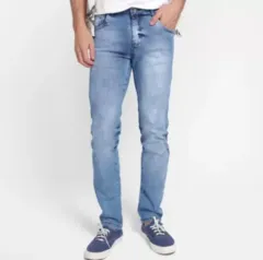Calça Jeans Ecxo Cintura Média Masculina