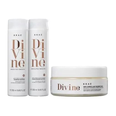 Kit Braé Divine Shampoo e Condicionador 250ml + Máscara 200ml