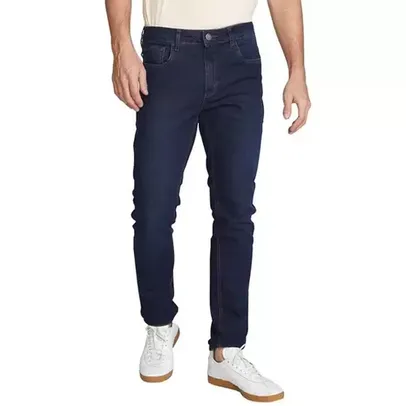 Calça Jeans Masculina Com Elastano Skinny - Azul (Tamanho 36) Hering - outros tamanhos e modelos na descrição