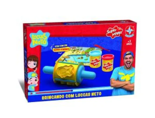 [Prime] Super Massa Brincando Com Luccas Neto Brinquedos Estrela Multicores R$ 45
