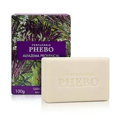 Sabonete Alfazema Provençal, PHEBO, Lilás, 100g | R$2,96