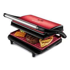 Sanduicheira Grill Mondial pg 01 rc Vermelho Inox 850W 127V