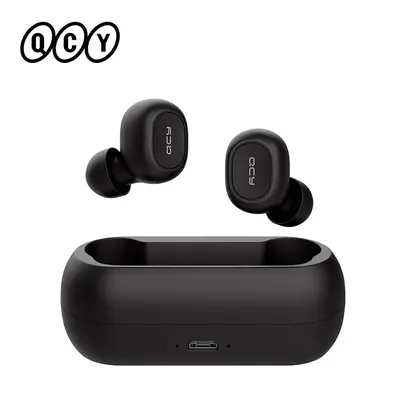 Confira Fone de Ouvido QCY T1C TWS Bluetooth sem Fio Fones de Ouvido Estéreo com /Earphone/Earbuds c