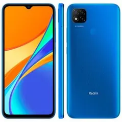 Smartphone Xiaomi Redmi 9C Azul 32GB, Tela de 6.53", 2GB de RAM, Câmera Traseira Tripla, Android 10 | R$ 1.079,10