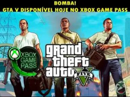 [Xbox Game Pass] GTA V Disponível agora