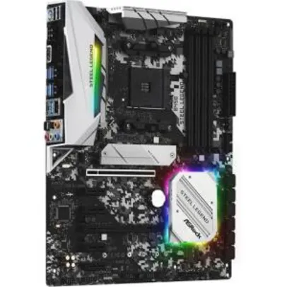 Placa Mãe ATX B450 Steel Legend AM4 USB 3.1 Gen1 Type-C -R$760