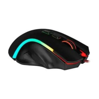 Mouse Gamer Redragon Griffin Rgb 7200dpi, M607 - R$84