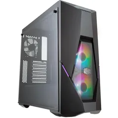 Gabinete Gamer Cooler Master MasterBox K500 ARGB, Mid Tower, ARGB, com FAN, Lateral em Vidro - MCB-K500D-KGNN-S02