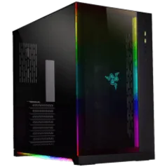 Gabinete Gamer Lian Li Dynamic Razer Edition RGB, Mid Tower, Vidro Temperado, Black, Sem Fonte