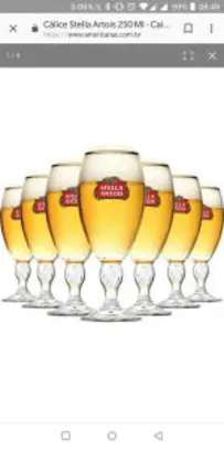 24 Taças de cerveja Stella Artois