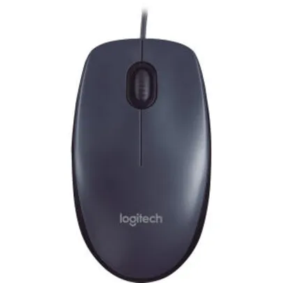 Mouse M90 Preto 1000dpi - Logitech | R$ 10