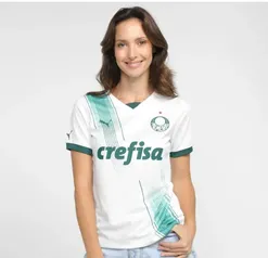 Camisa Palmeiras II 23/24 s/ nº Torcedor Puma Feminina (Tam. G ao EGG)