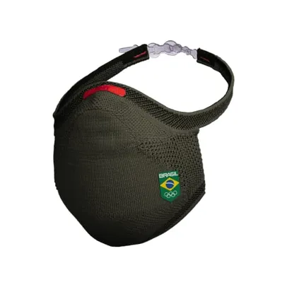 [TAM M] Kit Máscara FIBERKNIT SPORT + Filtro de Proteção + Suporte