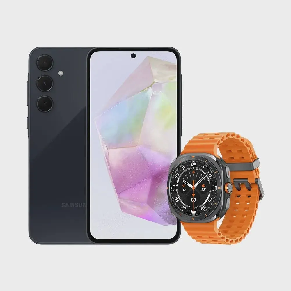 Imagem do produto A35 5G (256GB) - Azul Escuro + Galaxy Watch Ultra Lte 47mm - Titânio Cinza - Combo