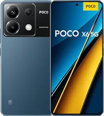 Smartphone Xiaomi POCO X6 5G 12GB+256GB Global Version NFC Snapdragon 7s Gen 2 Smartphone 120Hz FIow AMOLED 64MP Triple Camera With OIS (Blue)