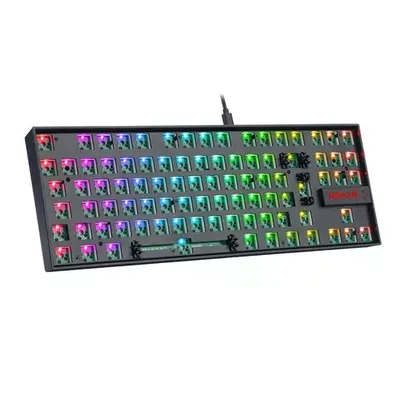 Teclado Redragon Kumara Barebone Edition, RGB, Preto, RD-BBK552