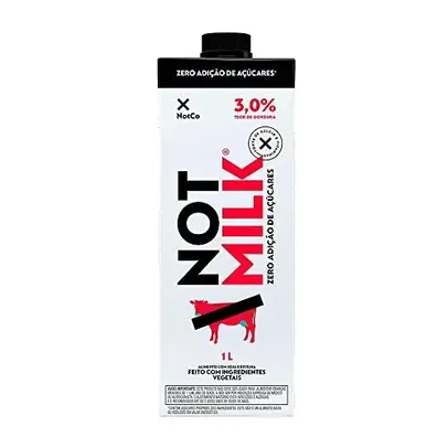 [Leve +Por- R$6.5 ] Notco Bebida Vegetal Notco Notmilk Zero Adição De Açucar 1L