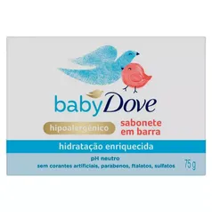 Sabonete em Barra para Bebê Dove Baby Hidratação Enriquecida 75g