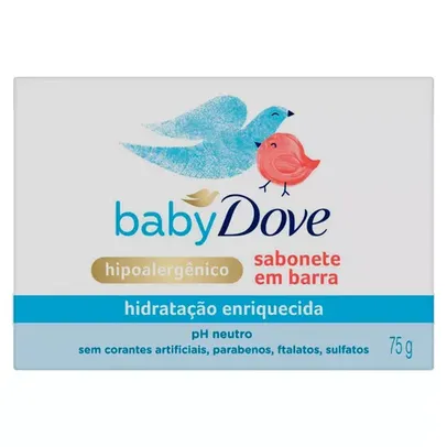 Sabonete em Barra para Bebê Dove Baby Hidratação Enriquecida 75g