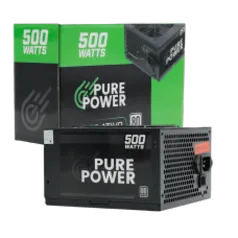 Fonte Pure Power, 500W, 80 Plus White, PFC Ativo, Black, PP-PSU2-500W PFC