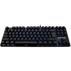 TECLADO GAMER MECANICO SAPPHIRE SP12 PRETO LED AZUL SWITCH BROWN