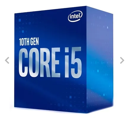 Processador Intel Core i5-10400, 6-Core, 12-Threads, 2.9Ghz (4.3Ghz Turbo), Cache 12MB, LGA1200, BX8070110400