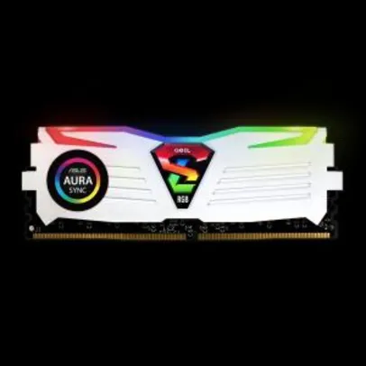 Memória DDR4 Geil Super Luce RGB, 8GB 3000MHZ - R$299