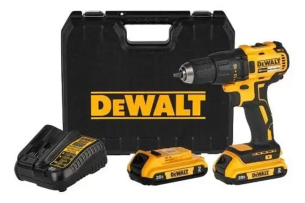 Furadeira Parafusadeira 20v Bivolt Dcd7771d2  C/ 2 Baterias 2Ah e Maleta Dewalt