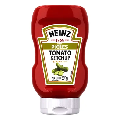 [AME R$ 8,69] Ketchup Heinz Picles 397g