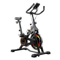 Bicicleta Ergométrica Gallant Elite X Spinning Roda de Inercia 8kg até 110kg Mecânica GSB08HBTA-PT