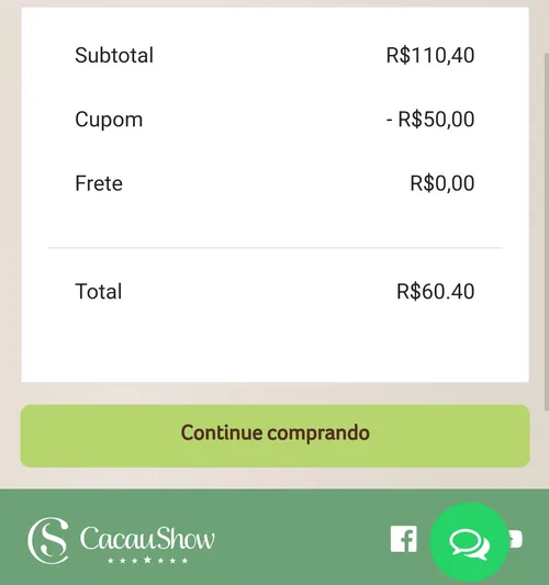 Imagen na descrição da promoção