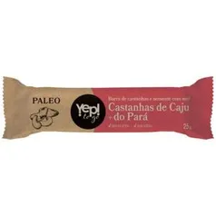 [0,40 CADA] Barra de Castanhas Paleo Yep To Go Castanha de Caju e Pará 25g