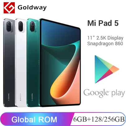 Tablet Xiaomi Mi Pad 5 128gb Snapdragon 860 120hz 11' polegadas 2.5k com dolby vision